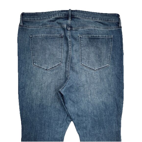 Old Navy High Rise Wow Straight Jeans Plus 18 (39x29) Blue Denim Stretch Womens - Picture 7 of 9